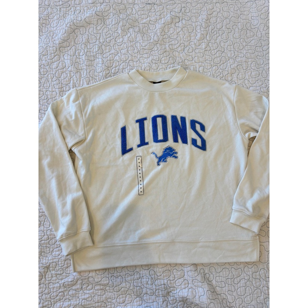 NFL Team‎ Apparel Detroit Lions Women Medium Crewneck Sweatshirt (sleepwear tag) - Picture 5 of 6